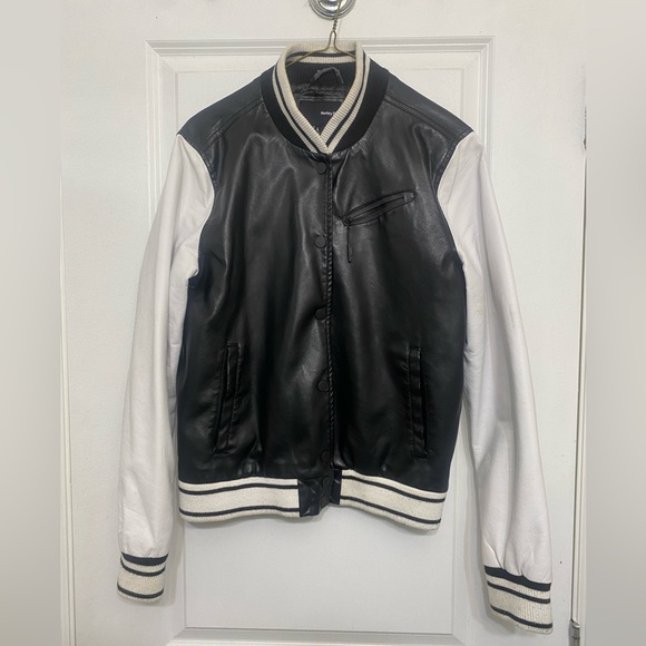 Boys Large - Hurley Leather Jacket - Picture 1 of 3